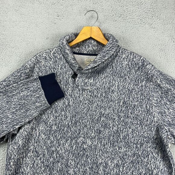 ll bean long sleeve shawl collar pullover